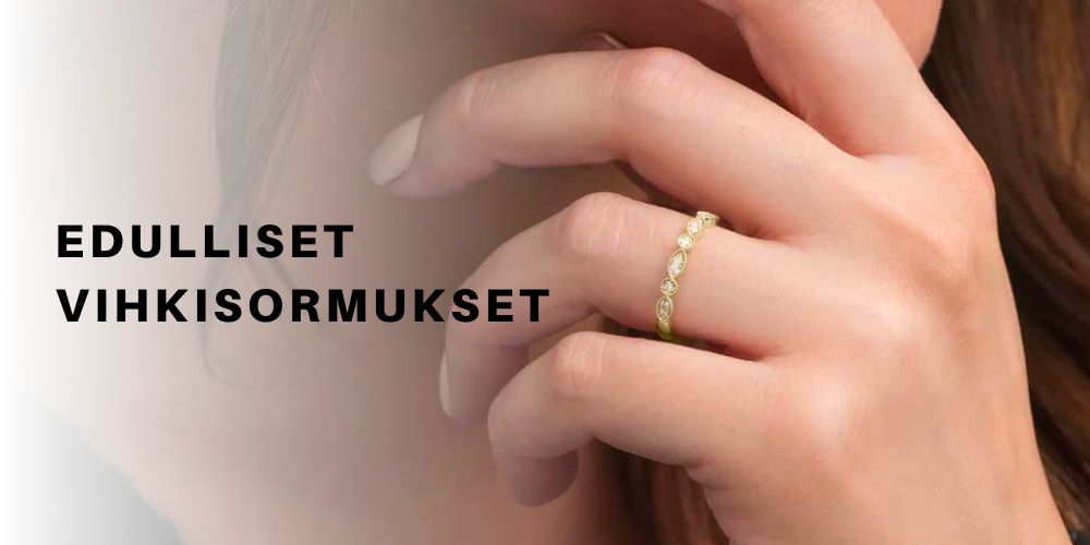Edulliset vihkisormukset - näillä vinkeillä säästät vihkisormuksen hinnassa
