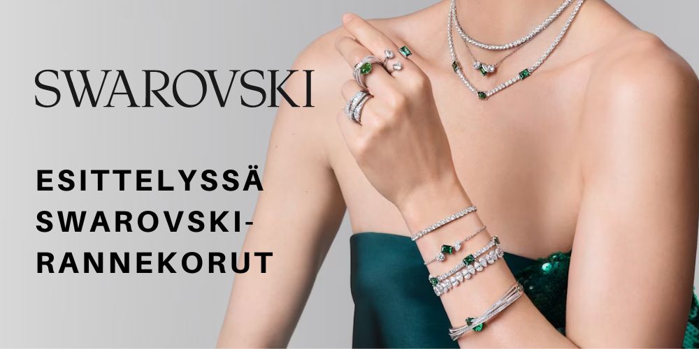 Esittelyssä Swarovski rannekorut