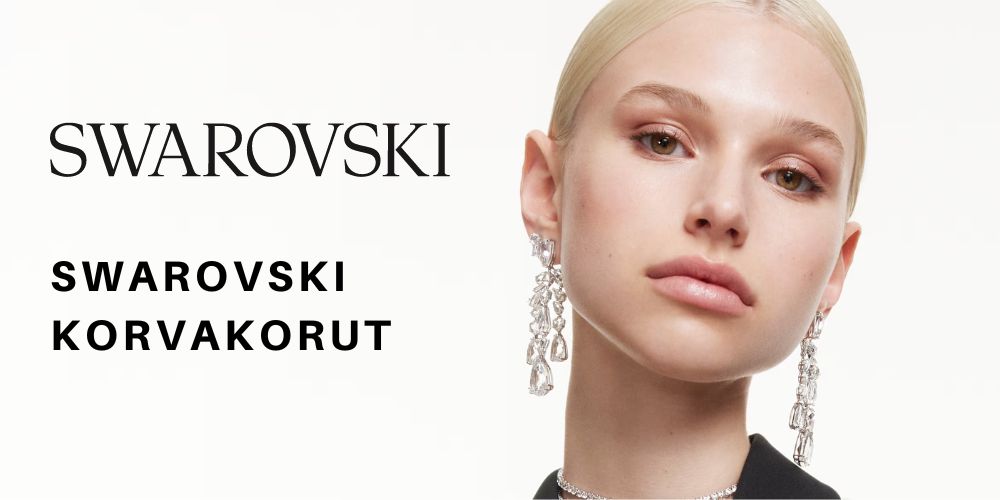 Upeat Swarovski korvakorut sopivat arkeen ja juhlaan