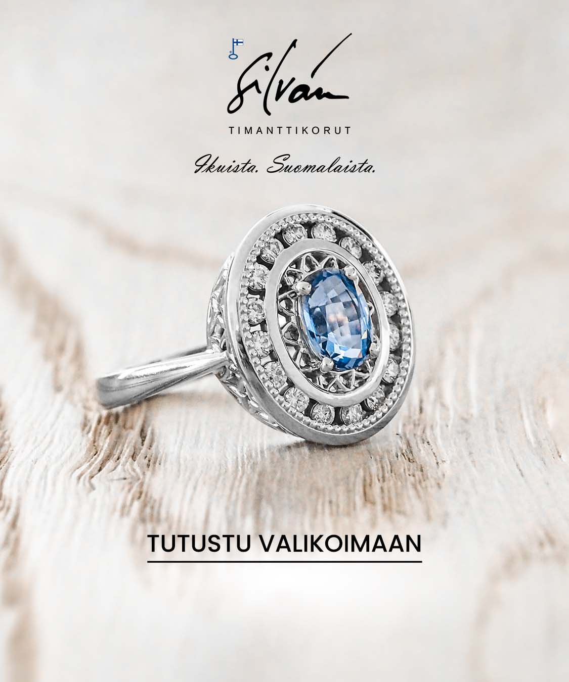 Laatukorun Silván timanttikorut