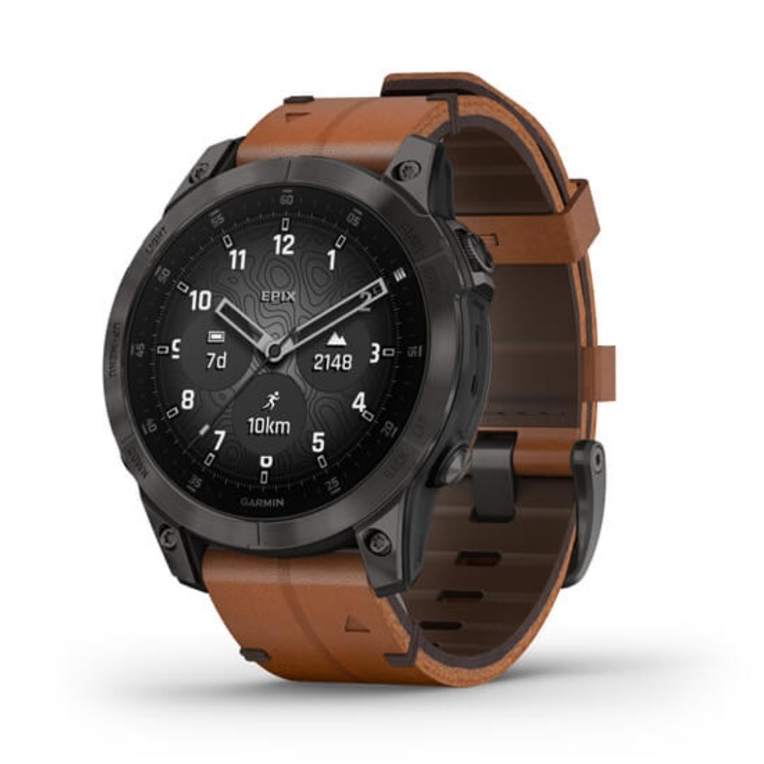 【中古品】 GARMIN EPIX7 GPS 010-02582-15 Garmin epix Sapphire Carbon Gray DLC Ti/Black 010-02582-15