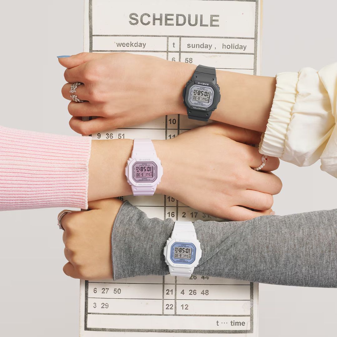 Casio Baby-G BGD-565SC-4BER rannekello vaaleanpunaisella kuorella ja rannekkeella