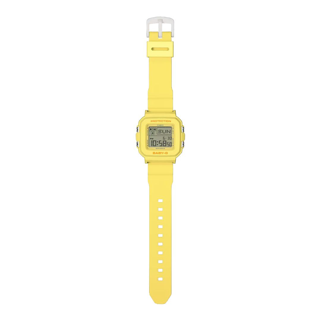 Casio Baby-G+Plus BGD-10KH-9ER rannekello, keltainen ranneke