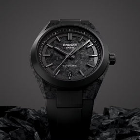 Casio Edifice Automatic EFK-100XPB-1AER miesten rannekello mustalla ilmeellä