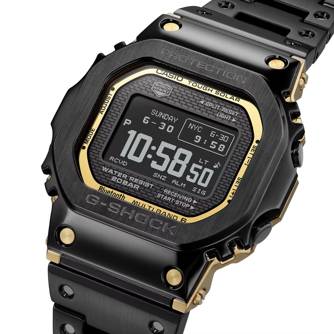 Casio G-Shock Full Metal rannekello GMW-BZ5000BD-1ER, kulta-musta