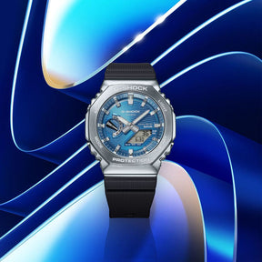 Casio G-Shock GBM-2100A-2BER miesten rannekello, sininen kellotaulu