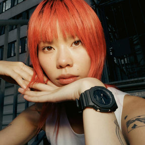 Casio G-Shock GMA-P2100BB-1AER naisten rannekello, mattamusta