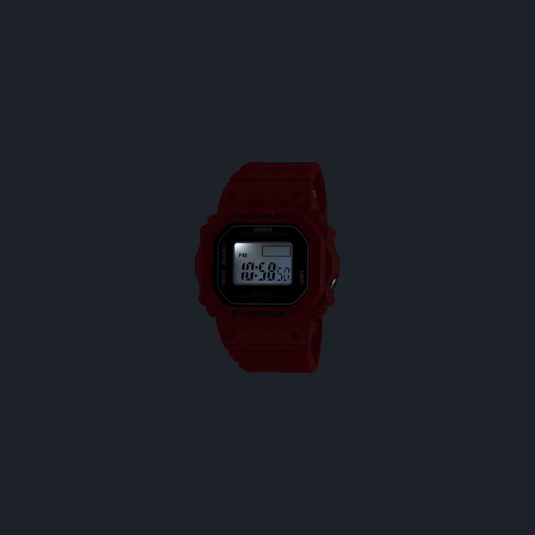 Casio G-Shock Nano DWN-5600-4ER sormuskello LED-valolla
