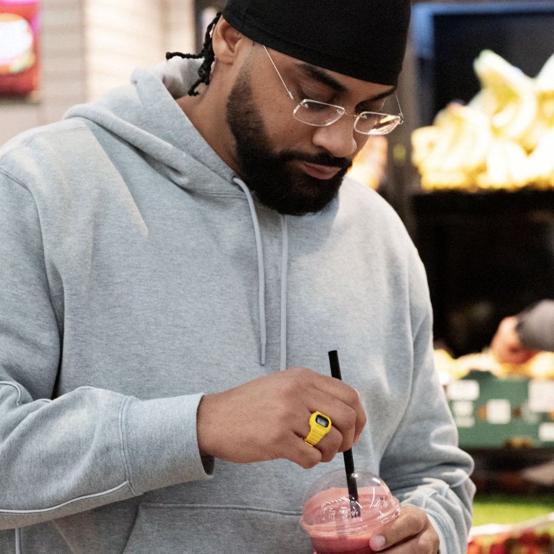 Casio G-Shock Nano DWN-5600-9ER sormuskello, keltainen