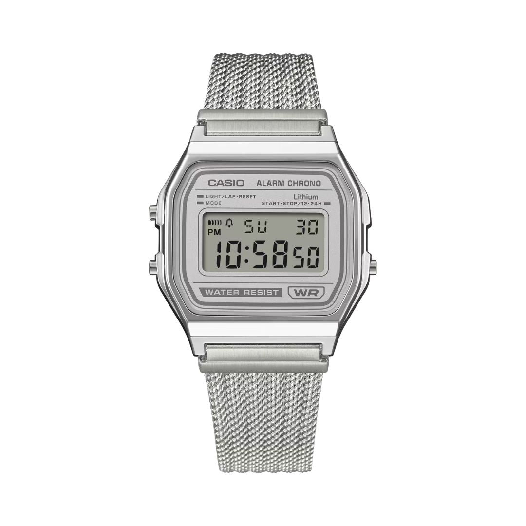 Casio Vintage A158WEM-7EF rannekello, digitaalinen näyttö