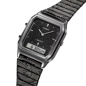 Casio Vintage AQ-230EBLT-1AER rannekello, musta