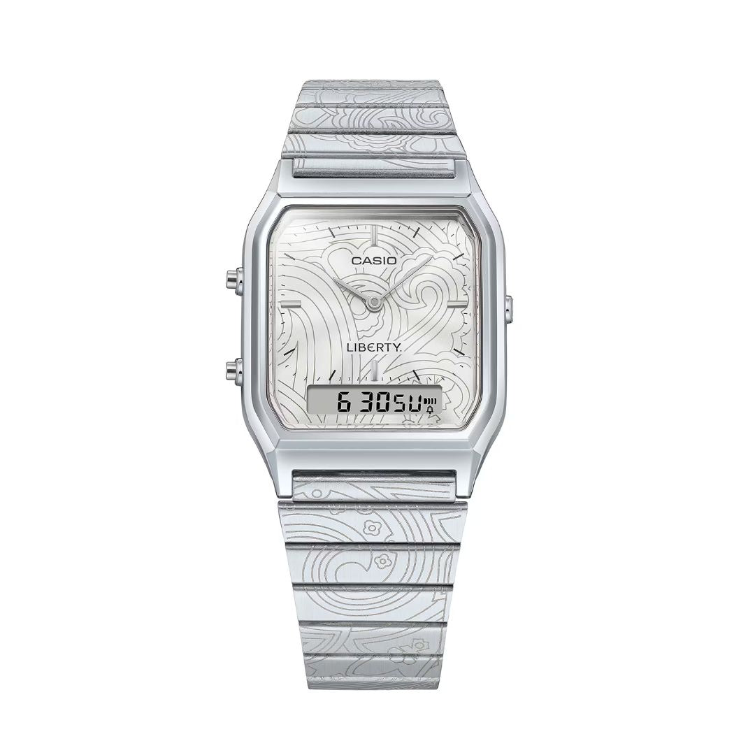 Casio Vintage AQ-230ELT-7AER rannekello, anadigi-näyttö