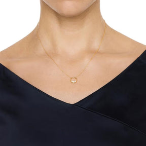 Efva Attling Little Roller Coaster kaulakoru, keltakulta ja makeanvedenhelmi, 3 kpl