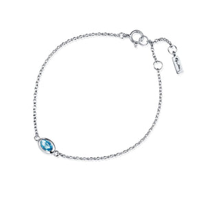Efva Attling Love Bead rannekoru, hopea ja topaasi