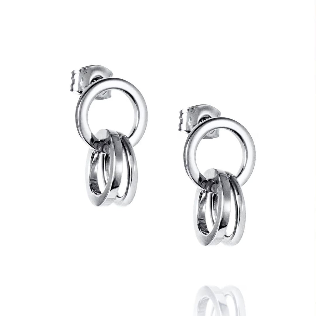 Efva Attling Messy Rings korvakorut, hopeaa