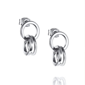Efva Attling Messy Rings korvakorut, hopeaa