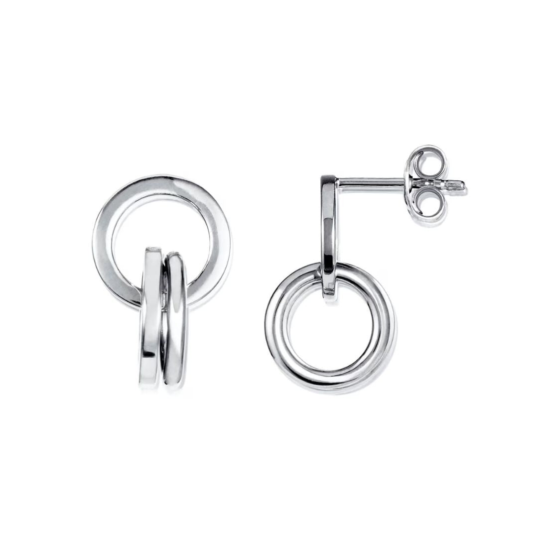 Efva Attling Messy Rings korvakorut, hopeat