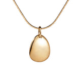 Efva Attling Mini Rose Petal kaulakoru, keltakultaa