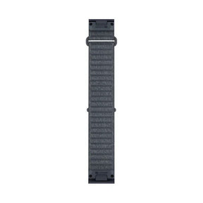 Garminin graniitinsininen 22 mm lyhyt kangasranneke QuickFit-kiinnikkeillä pystysuunnassa edestä nähtynä