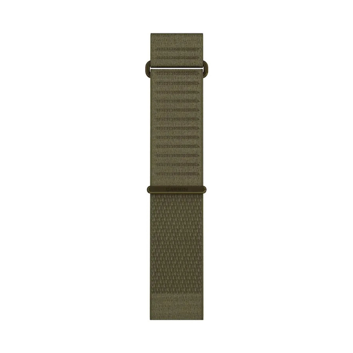 Armeijanvihreä Garmin QuickFit 26 mm lyhyt kangasranneke metallisilla kiinnityslenkeillä ja säätösoljella