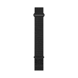 Garminin musta 20 mm pitkä kangasranneke, jossa on metallinen lenkki ja tekstuuripintainen ComfortFit-kangas.