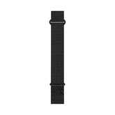 Garminin musta 20 mm pitkä kangasranneke, jossa on metallinen lenkki ja tekstuuripintainen ComfortFit-kangas.