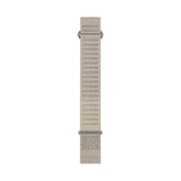 Garmin QuickFit 20 mm pitkä ranskanharmaa kangasranneke suorana edestä valkoisella taustalla