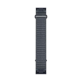 Garminin graniitinsininen pitkä QuickFit-kangasranneke, etupuoli näkyvillä
