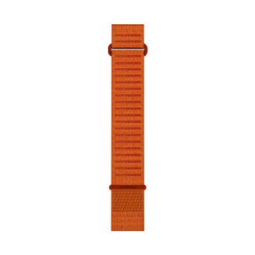 Garmin QuickFit pitkä 22 mm kangasranneke tiilenpunaisen ja oranssin sävyissä pikalukittavilla kiinnikkeillä