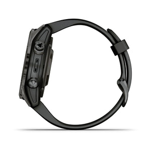 Garmin Epix Pro Gen 2 Sapphire, 42 mm, hiilenharmaa DLC-titaani ja musta ranneke, AMOLED GPS-älykello 010-02802-15