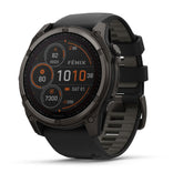 Garmin Fenix 8, 51mm Sapphire Solar, hiilenharmaa titaani ja musta, älykello 010-02907-11