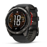 Garmin Fenix 8 Pro MicroLED 51mm LTE Sapphire, harmaa DLC-titaani ja musta ranneke, älykello 010-03380-01