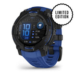 Garmin Instinct 3 AMOLED, 45mm, musta ja sähkönsininen, GPS-älykello 010-02936-03