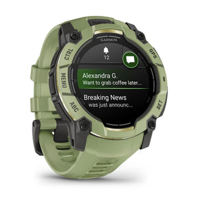 Garmin Instinct 3 AMOLED, 50mm, saniaisenvihreä, GPS-älykello 010-03020-02