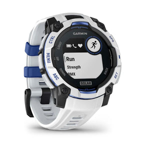 Garmin Instinct 3 Solar, 45mm, vaaleanharmaa ja sähkönsininen, GPS-älykello 010-02934-03