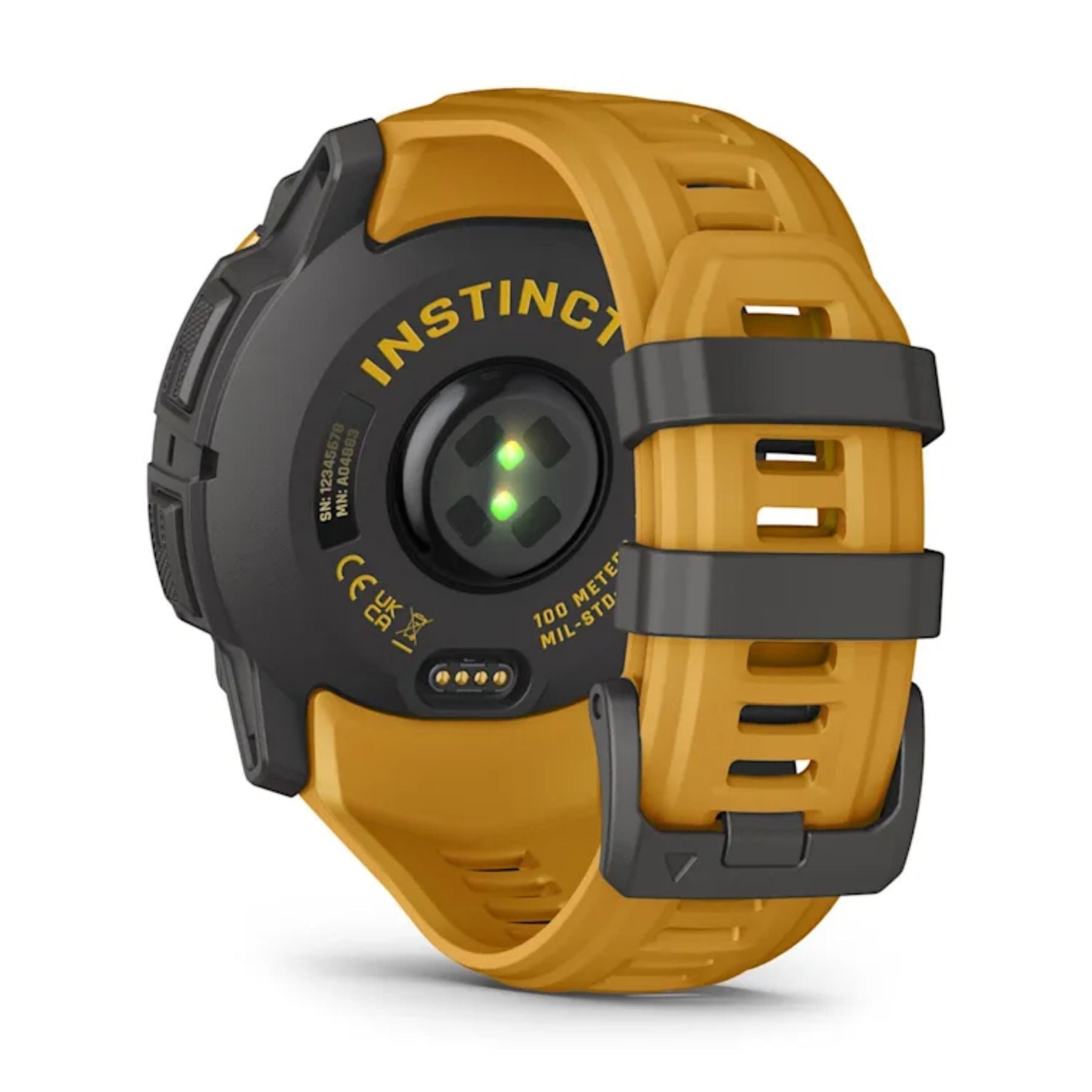 Garmin Instinct 3 Solar, 50mm, auringonkeltainen, GPS-älykello, 010-02935-02
