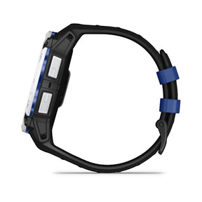 Garmin Instinct 3 Solar, 50mm, vaaleanharmaa, musta ja sähkönsininen, GPS-älykello, 010-02935-03