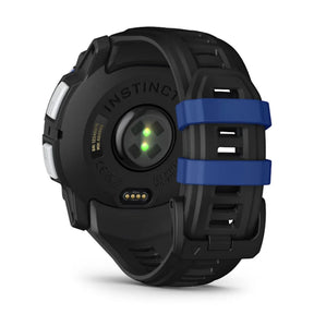 Garmin Instinct 3 Solar, 50mm, vaaleanharmaa, musta ja sähkönsininen, GPS-älykello, 010-02935-03