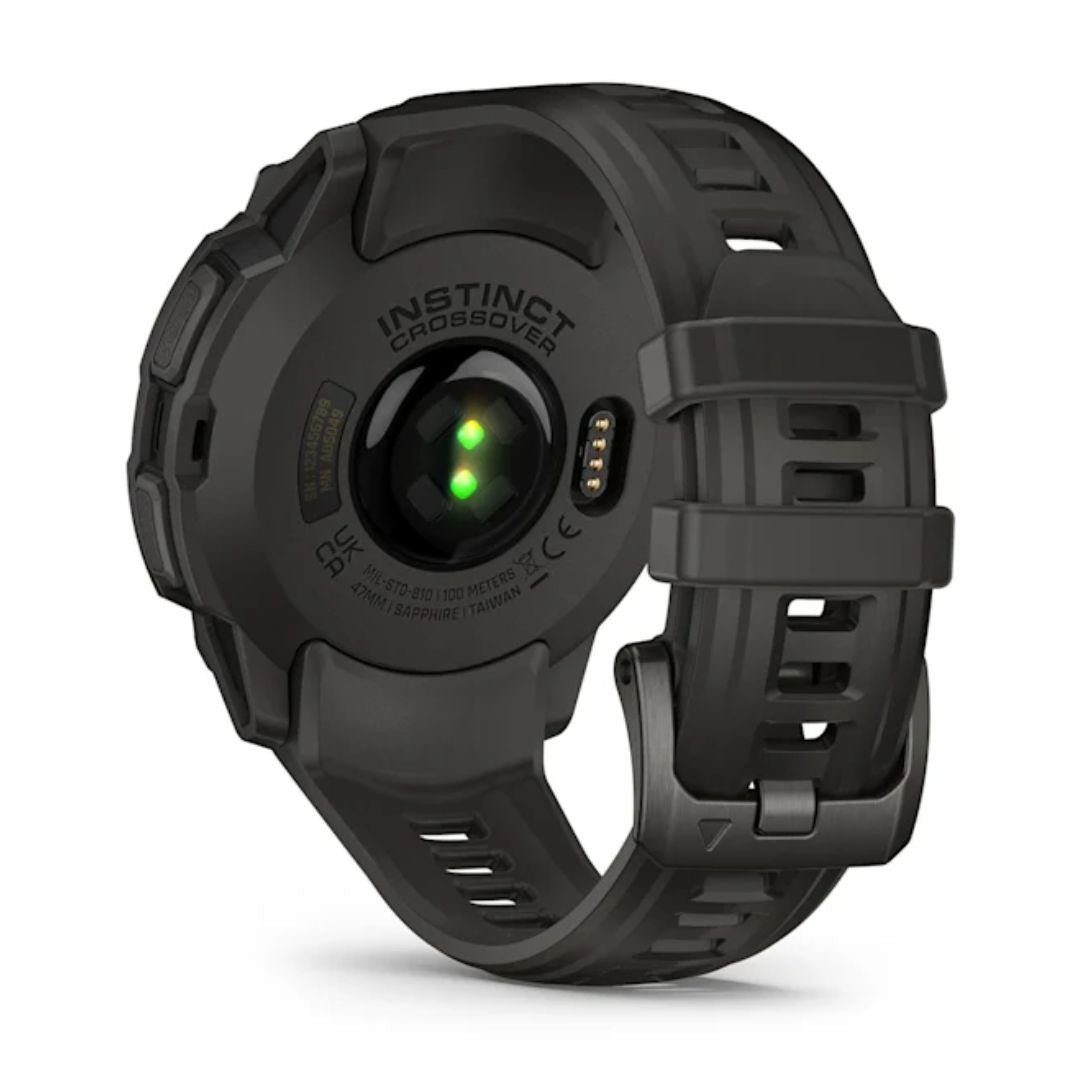 Garmin Instinct Crossover AMOLED, musta, GPS-hybridiälykello 010-03398-00