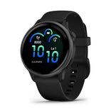 Garmin Vivoactive 6, tummanharmaa ja musta, 42 mm, Amoled monilajiälykello 010-02985-00
