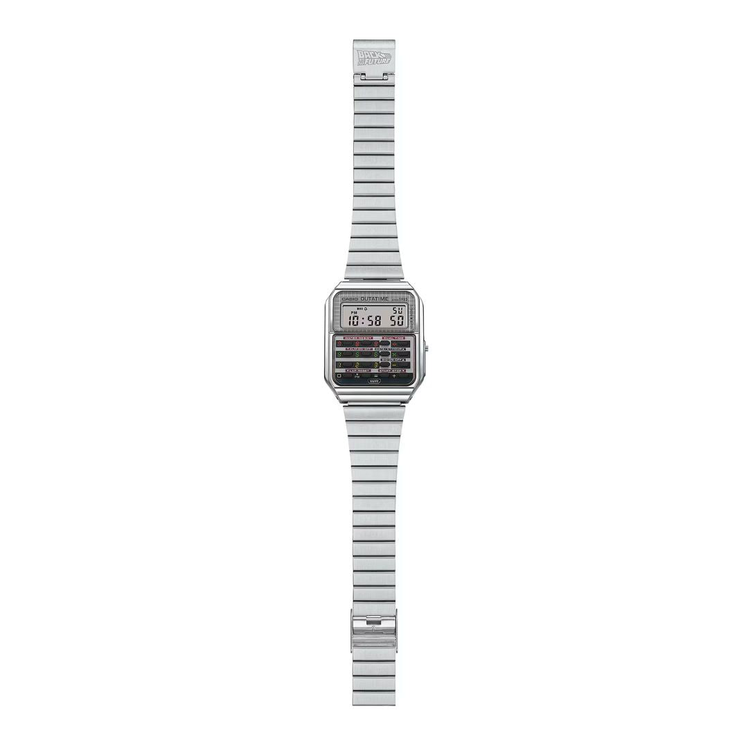 Hopeanvärinen Casio Vintage CA-500WEBF-1AER rannekello