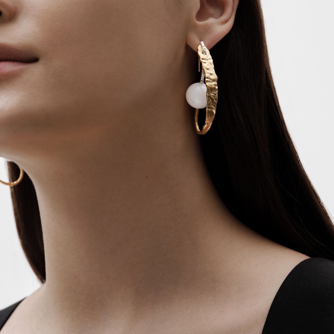 Kalevala Itu korvakorut, hopea, kultaus ja lasihelmi, Kalevala Modern, 261001403JK