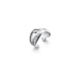 Kalevala Männyt ear cuff, hopea, 261001102