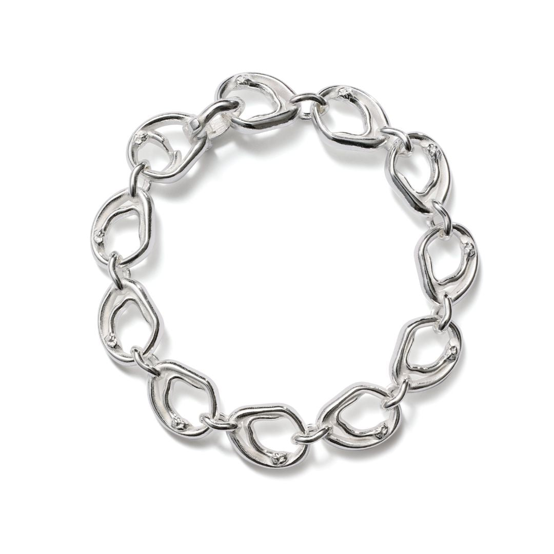 Kalevala Männyt rannekoru, hopea