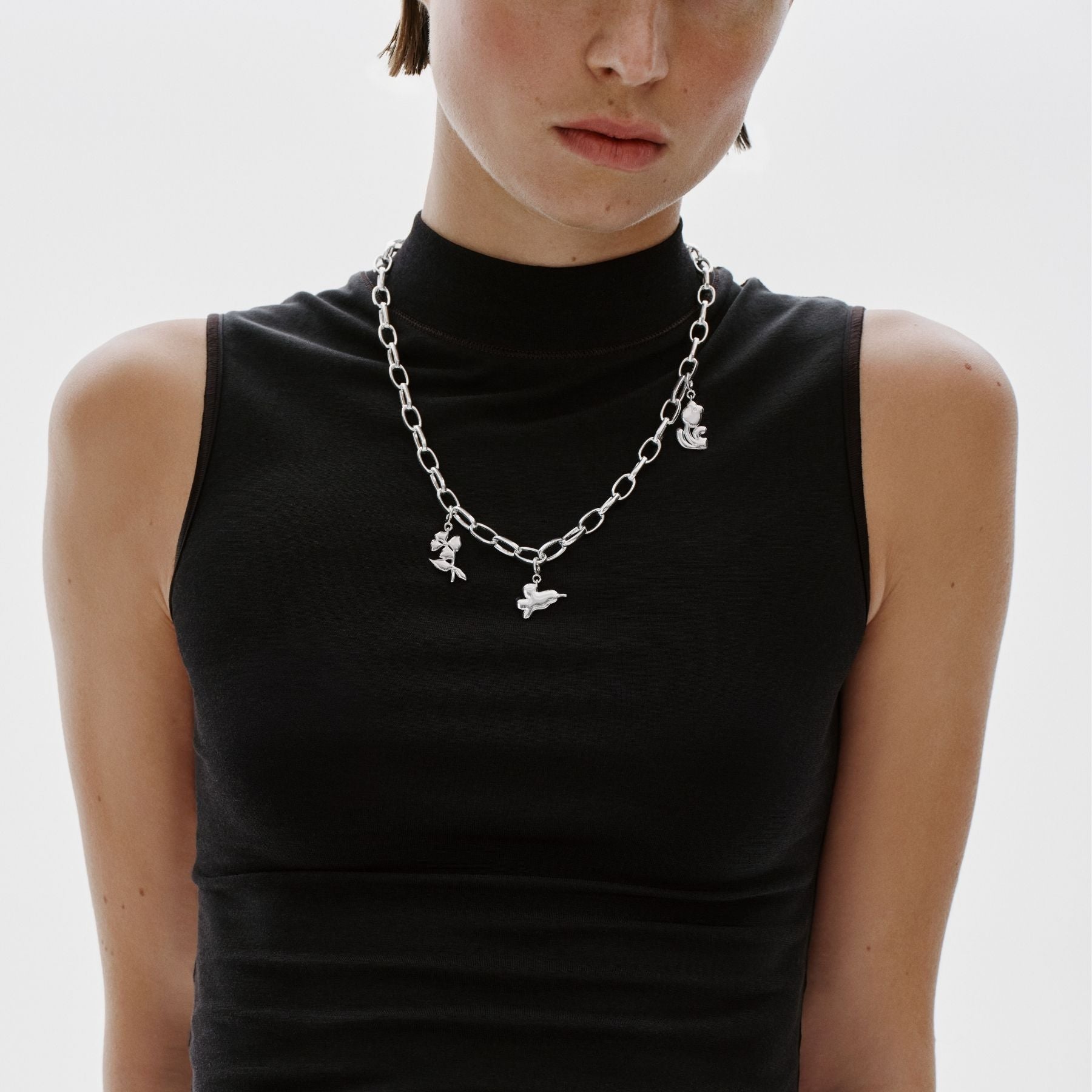 Kalevala x Marimekko Garden Kukasta kukkaan hela, hopeaa