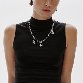 Kalevala x Marimekko Garden Kukasta kukkaan hela, hopeaa