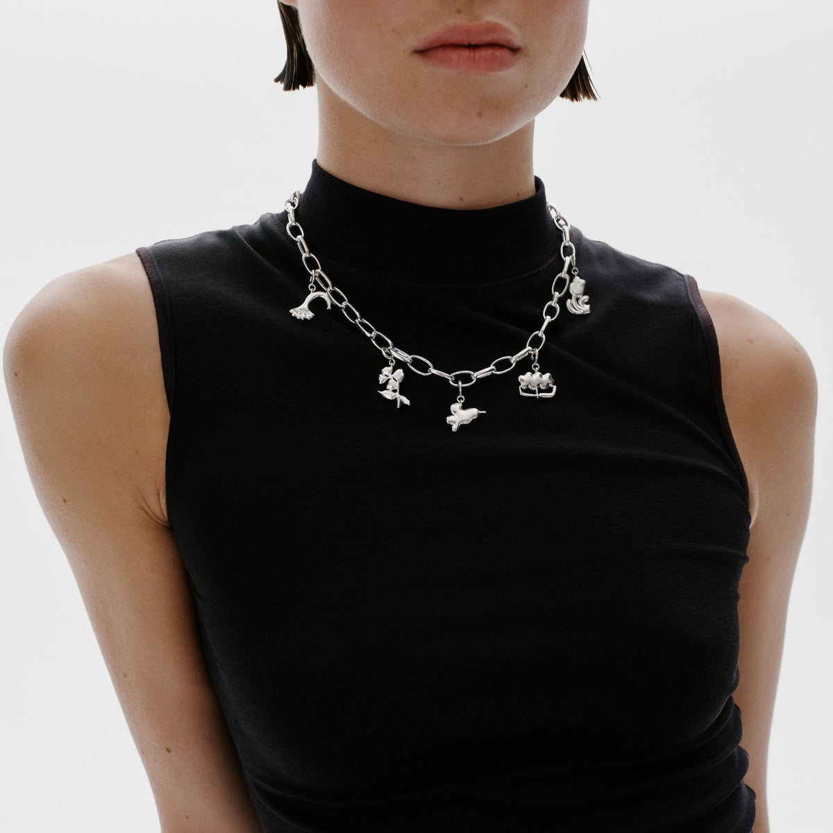 Kalevala x Marimekko Garden Rantakukka hela, hopeaa