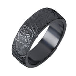 Kohinoor Duetto Black Edition, Ice kihlasormus, 7 mm, musta zirkonium 006-815