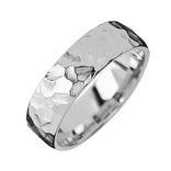 Kohinoor Duetto Gold, Rock kihlasormus, 7 mm, valkokulta 003-817V