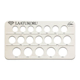 Laatukoru ilmainen sormusmitta, koot 14mm - 23mm